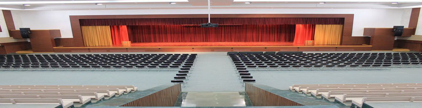 Inside View of Tagore Hall - A Multi Purpose Hall of the University